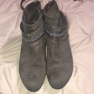 Grey booties